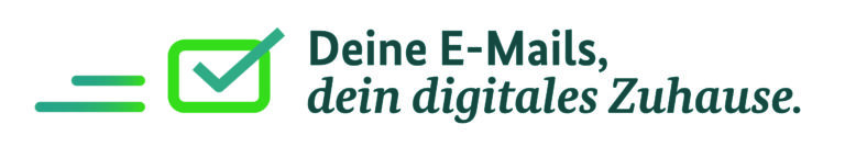 GBS Logo mit Claim „Deine Emails – Dein digitales Zuhause“ – ausgezeichnet mit BSI Hall of Fame Goldstatus 2025