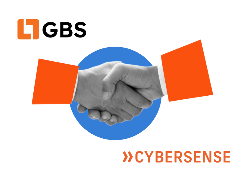 GBS und Cybersense – Handschlag als Symbol für Partnerschaft in der Cybersicherheit